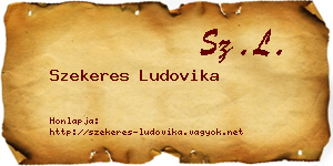 Szekeres Ludovika névjegykártya